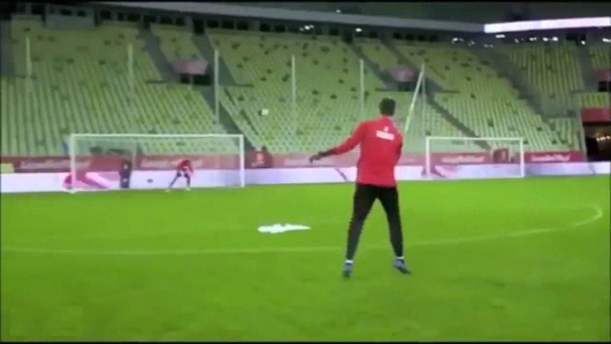 کاشته زیبای شزنی در تمرین لهستان