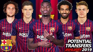 نقل و انتقالات احتمالی بارسلونا در ژانویه 2019