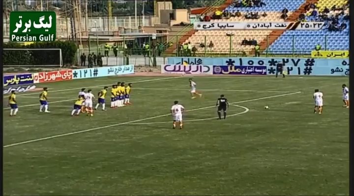 سوپرگل کاشته عباسیان برای سایپا مقابل نفت آبادان