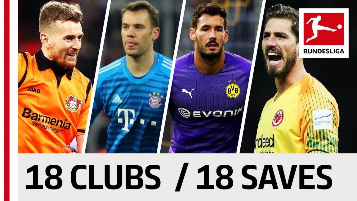 18 سیو برتر 18 باشگاه بوندسلیگا در نیم فصل اول 2018-19