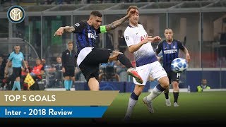 5 گل برتر اینتر در سال 2018