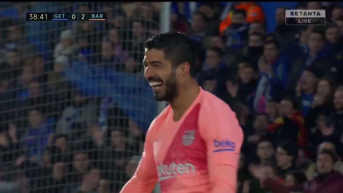 سوپرگل سوارز / گل دوم بارسلونا به ختافه