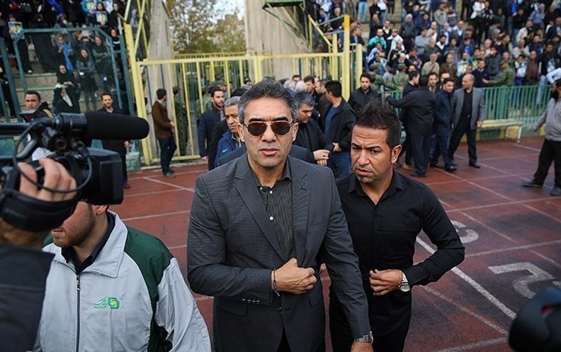 عابدزاده با پرسپولیسیها روبرو شد