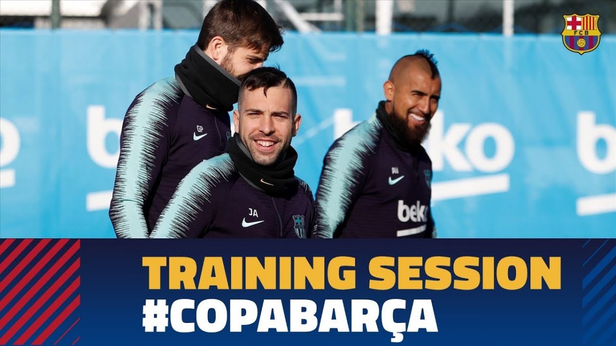 تمرین بارسلونا (25 دی)