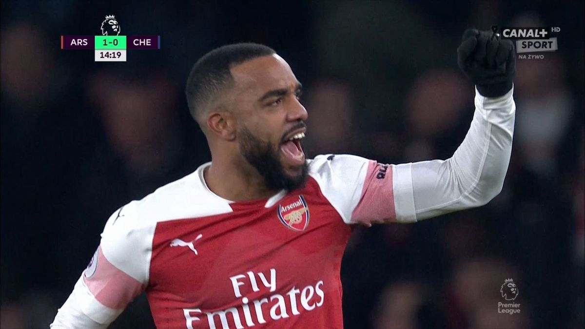 گل اول آرسنال به چلسی (لاکازت)