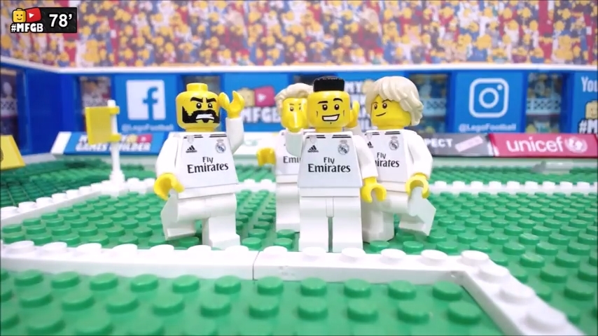 شبیه سازی بازی رئال مادرید 2-0 سویا با عروسک لگو