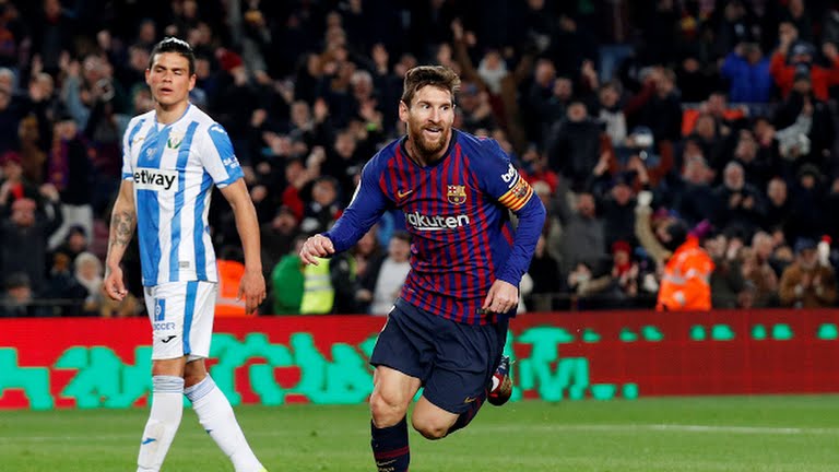 خلاصه بازی بارسلونا 3-1 لگانس (گلزنی مسی)