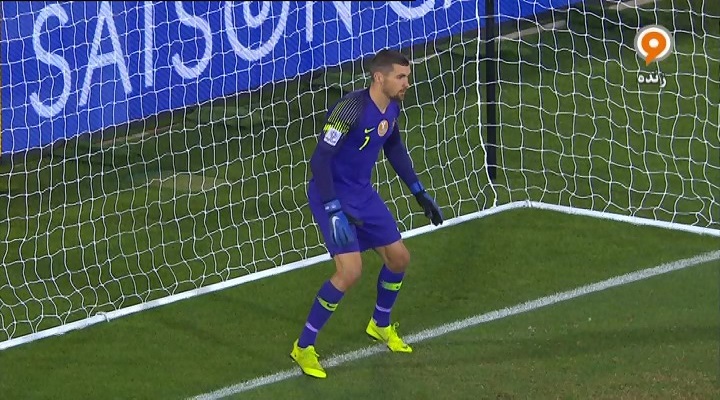 ضربات پنالتی بازی استرالیا 4-2 ازبکستان