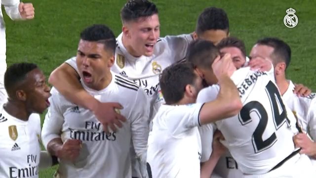 گلهای رئال مادرید از پشت محوطه جریمه 2018-19