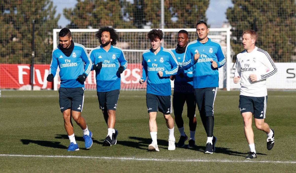 تمرین رئال مادرید با حضور گرت بیل