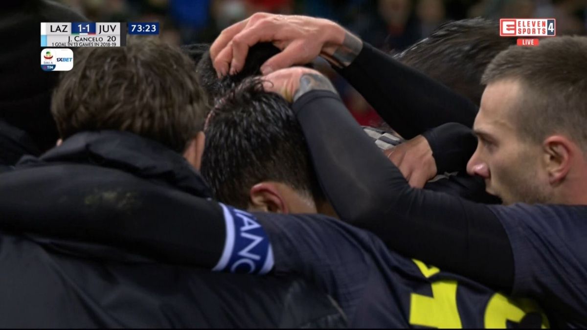 گل اول یوونتوس به لاتزیو (کانسلو)