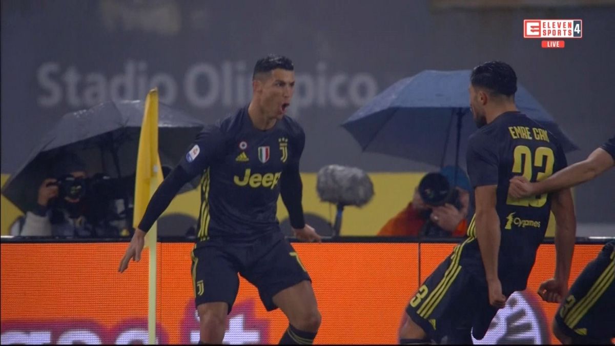 گل دوم یوونتوس به لاتزیو (رونالدو)