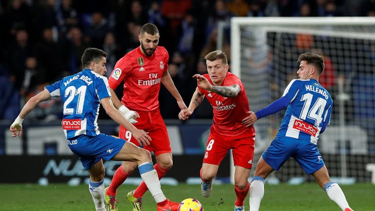 گل دوم اسپانیول به رئال مادرید (روبرتو)