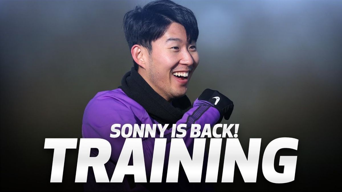 بازگشت سون هیونگ مین به تمرینات تاتنهام