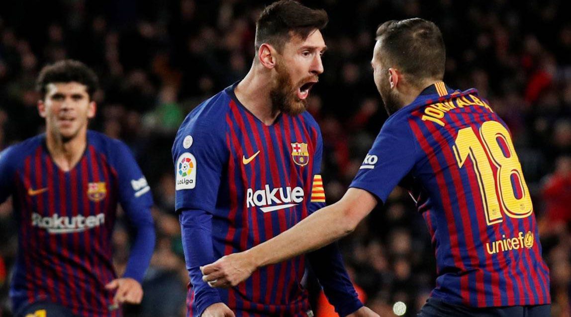 خلاصه بازی بارسلونا 2-2 والنسیا (دبل مسی)