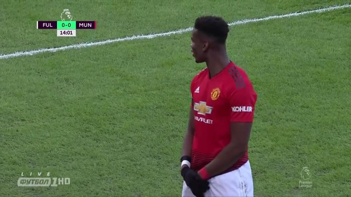 گل اول منچستریونایتد به فولام (پوگبا)