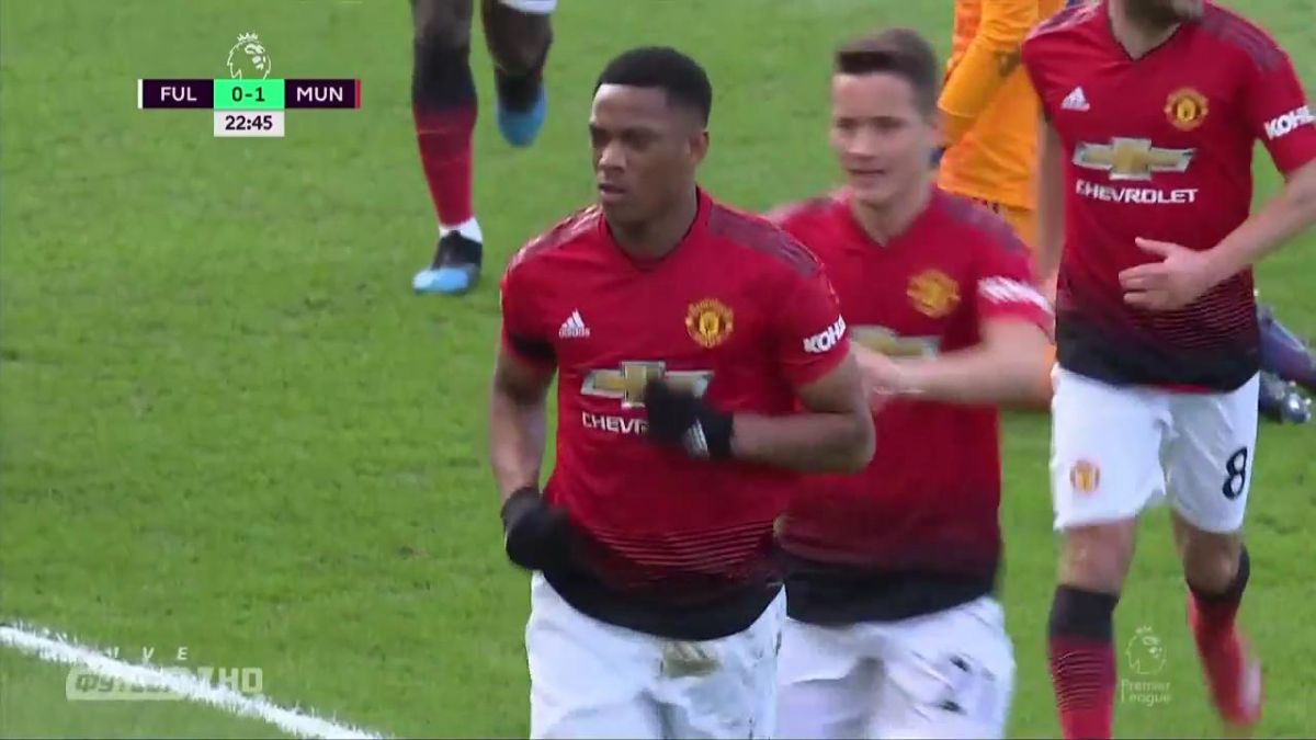 گل دوم منچستریونایتد به فولام (گل انفرادی زیبای مارسیال)