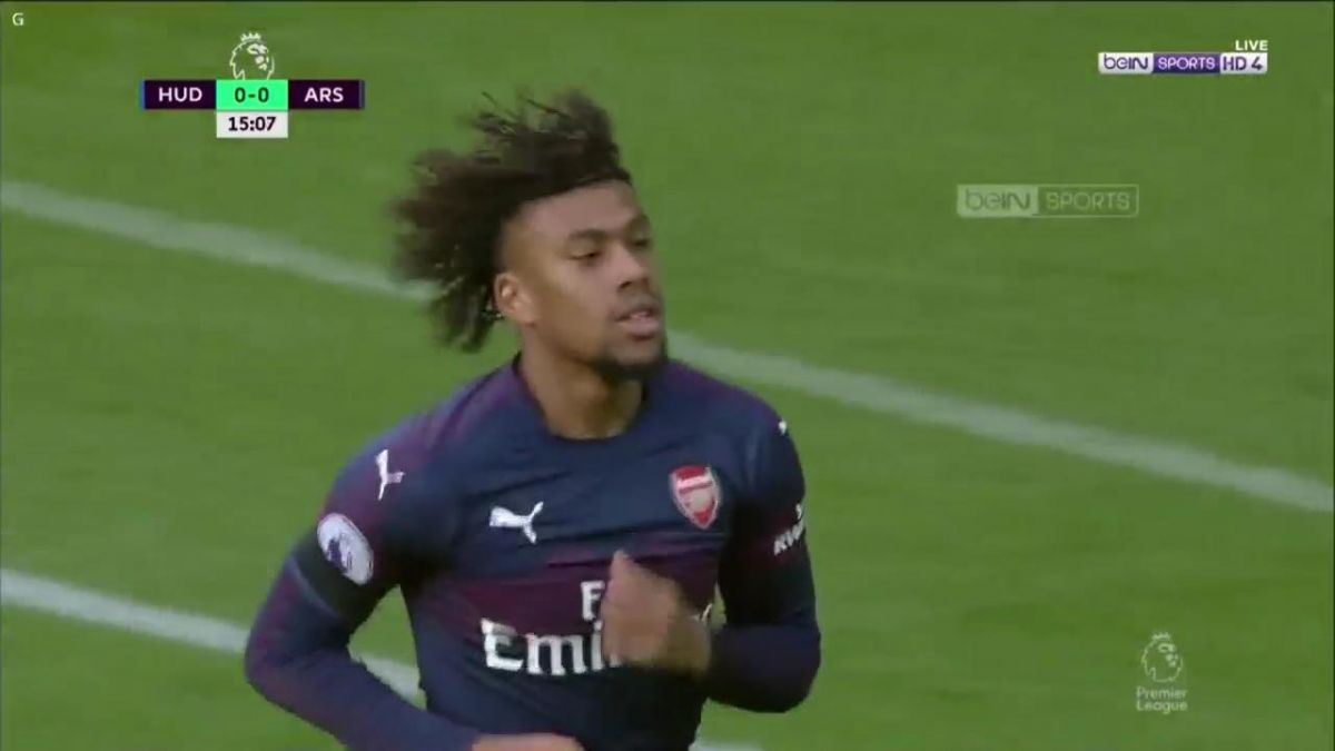 گل اول آرسنال به هادرسفیلد (ایووبی)