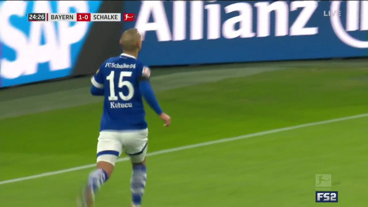 گل اول شالکه به بایرن مونیخ (کوتوکو)