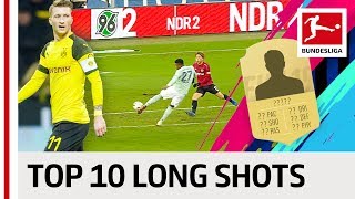 10 شوتزن از راه دور بوندسلیگا بر اساس رنکینگ فیفا 19