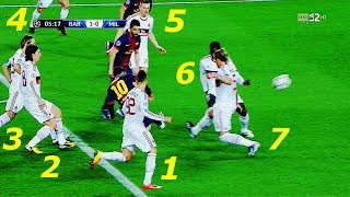 گل های تماشایی لیونل مسی در شرایط سخت