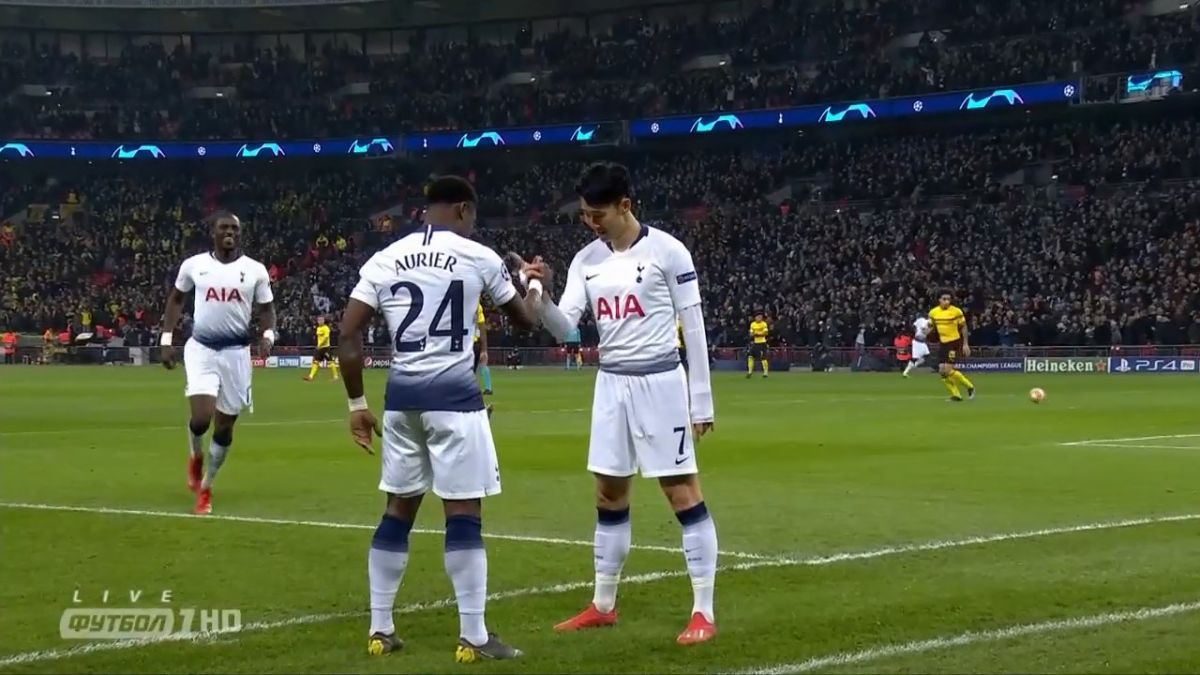 گل اول تاتنهام به دورتموند (سون)