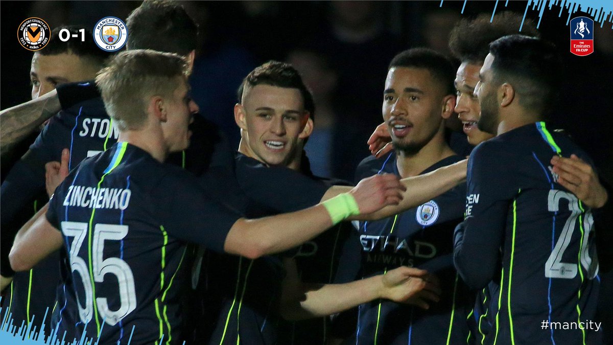 خلاصه بازی نیوپورت 1-4 منچستر سیتی