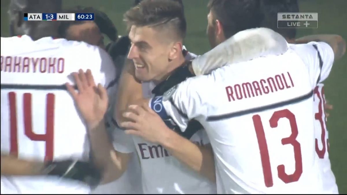 دبل پیانتک برای میلان مقابل آتالانتا