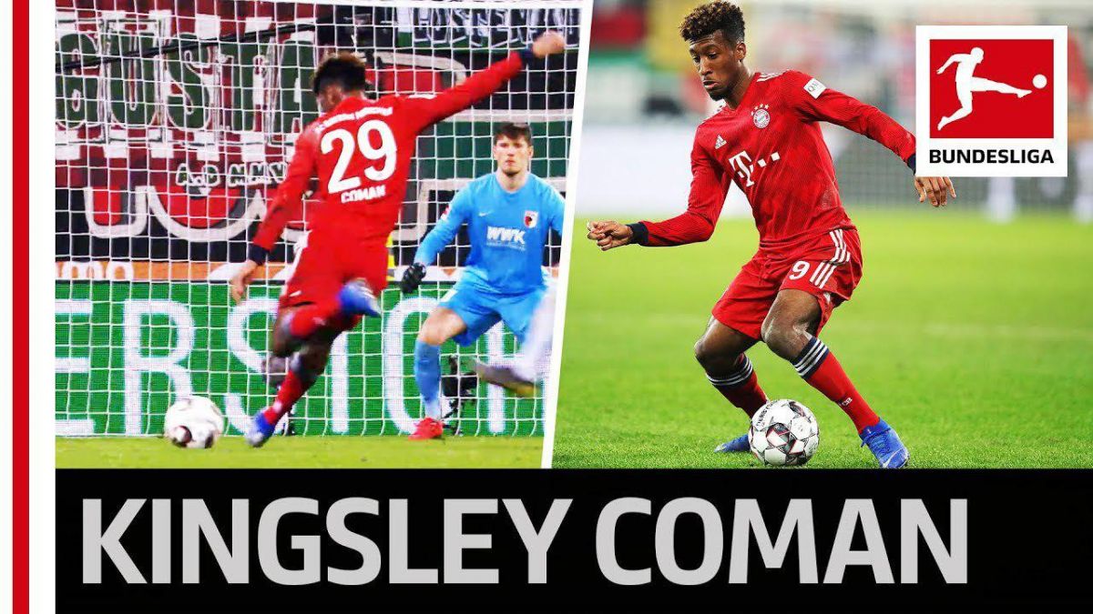 درخشش کومان مقابل آگزبورگ با دو گل و یک پاس گل