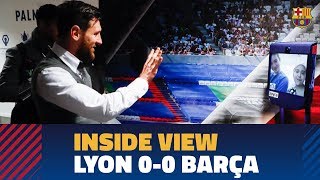 پشت صحنه بازی لیون 0-0 بارسلونا