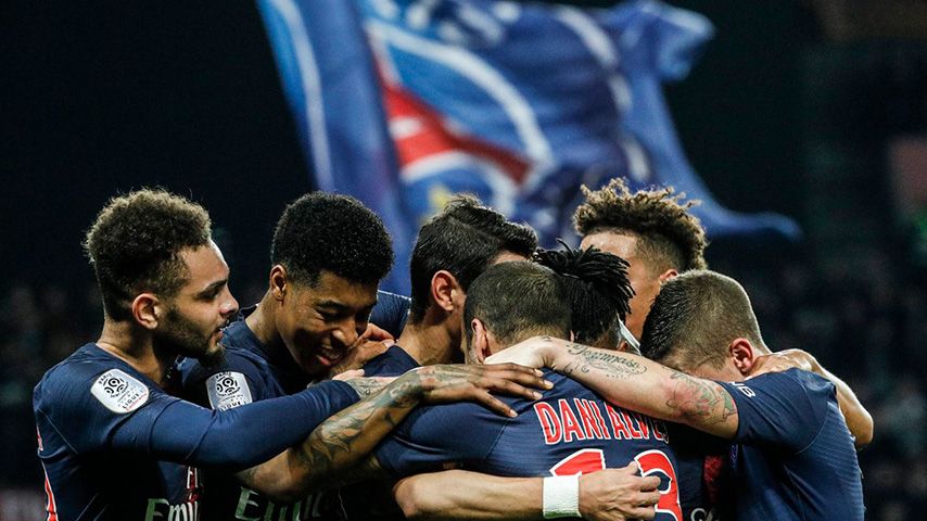 خلاصه بازی پاری سن ژرمن 5-1 مون پلیه