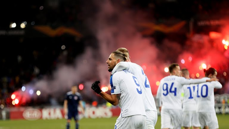 خلاصه بازی دینامو کیف 1-0 المپیاکوس (صعود دینامو)