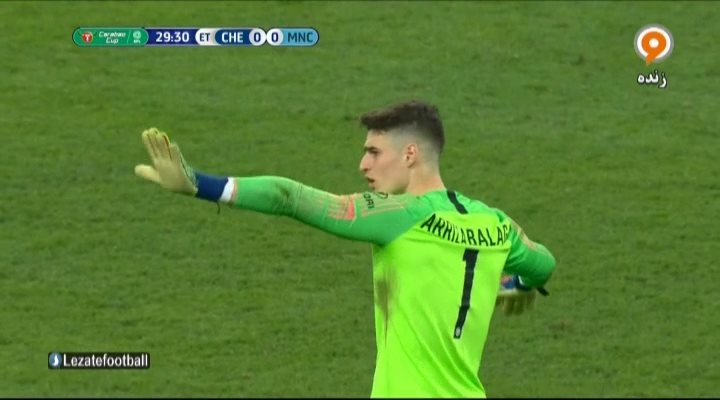 حرکت عجیب کپا دروازه چلسی و ممانعت از تعویض