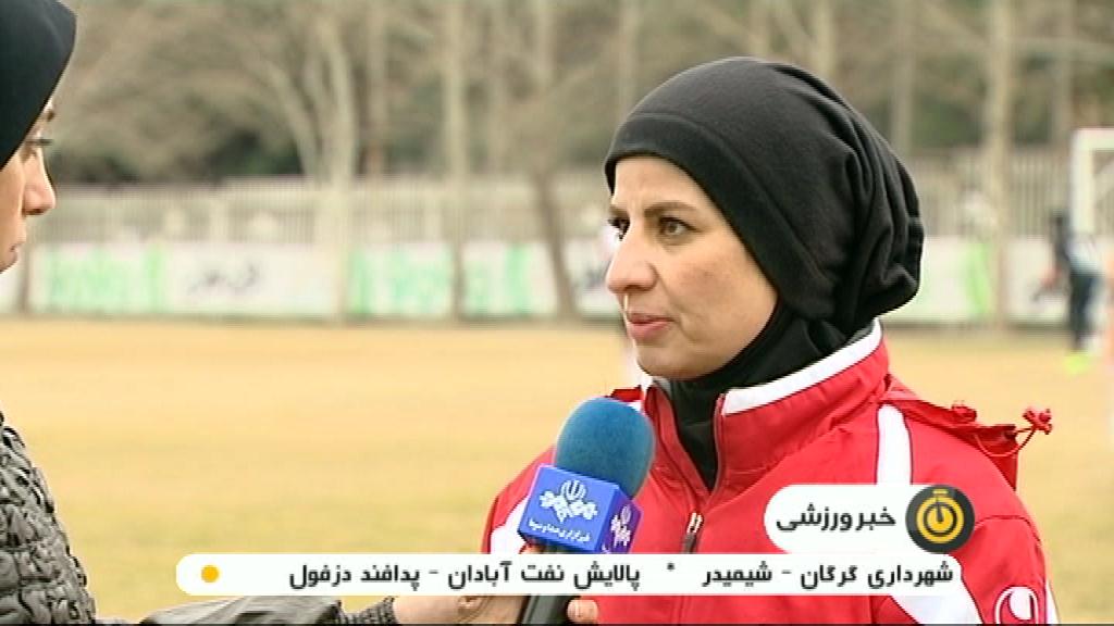 تمرین تیم ملی فوتبال بانوان برای مسابقات انتخابی المپیک