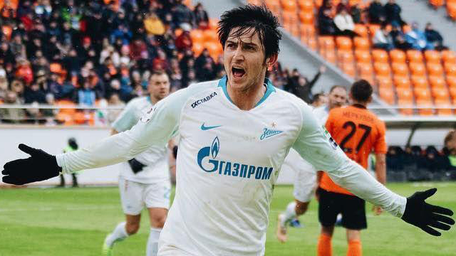 گل اول زنیت به اورال توسط سردار آزمون