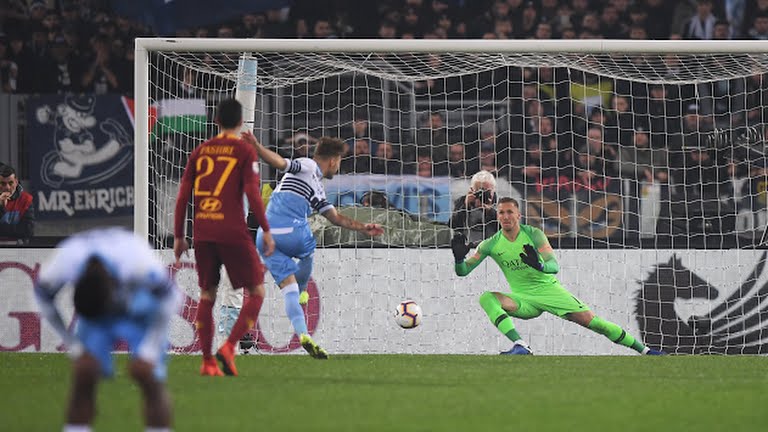 گل دوم لاتزیو به رم (ایموبیله)