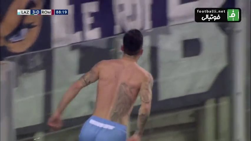 گل سوم لاتزیو به رم (کاتالدی)