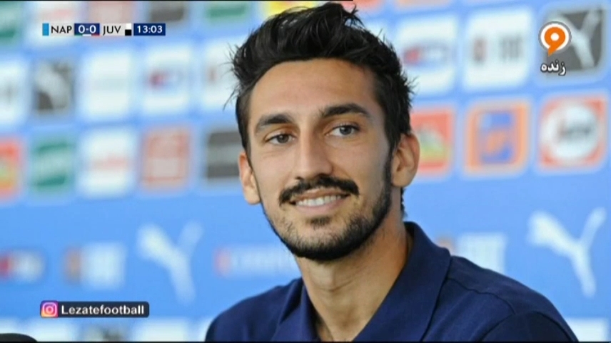 ادای احترام بازیکنان ناپولی و یوونتوس به استوری