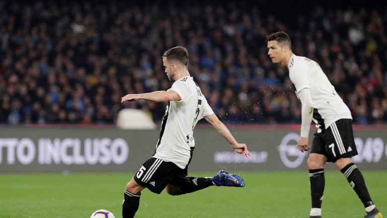 گل اول یوونتوس به ناپولی (سوپرگل پیانیچ)