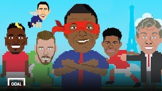 تقابل امباپه با منچستریونایتد به سبک بازی های کامپیوتری