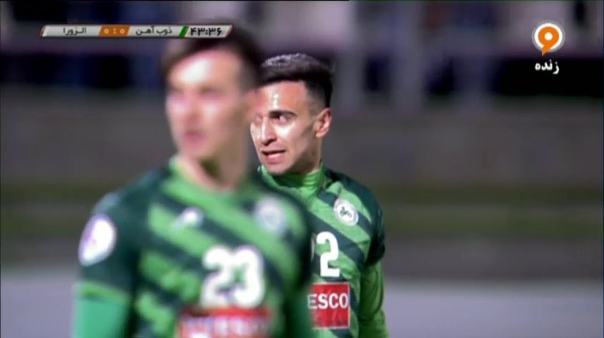 خلاصه بازی ذوب آهن 0-0 الزورا