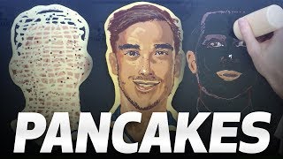 طراحی جالب چهره بازیکنان تاتنهام با پنکیک