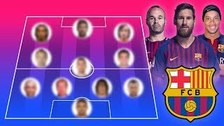 تیم منتخب تاریخ بارسلونا
