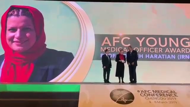 اختصاصی/ انتخاب دکتر زهره هراتیان به عنوان بهترین پزشک جوان آسیا
