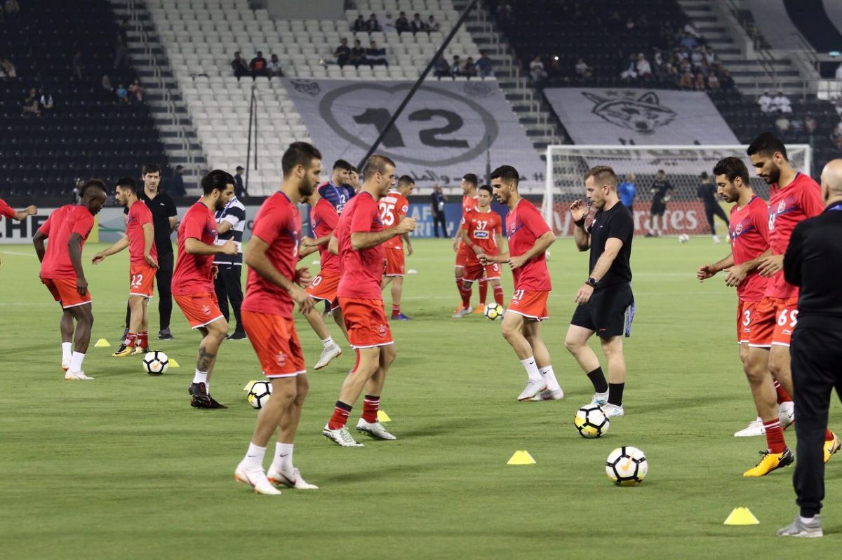 پرسپولیس در زمین السد تمرین میکند
