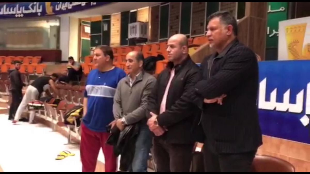 اختصاصی/ صحبت های غلام محمدی در حاشیه بازدید علی دایی از اردوی تیم ملی کشتی