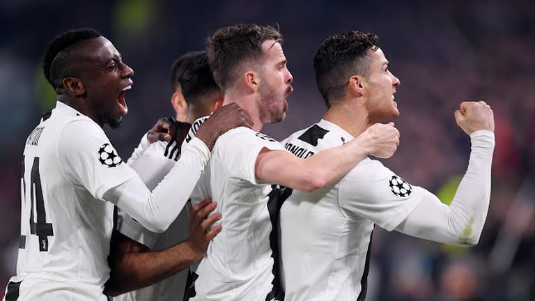 گل دوم یوونتوس به اتلتیکو مادرید (دبل رونالدو)