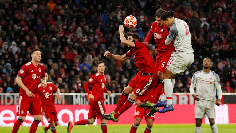 گل دوم لیورپول به بایرن مونیخ (فن دایک)