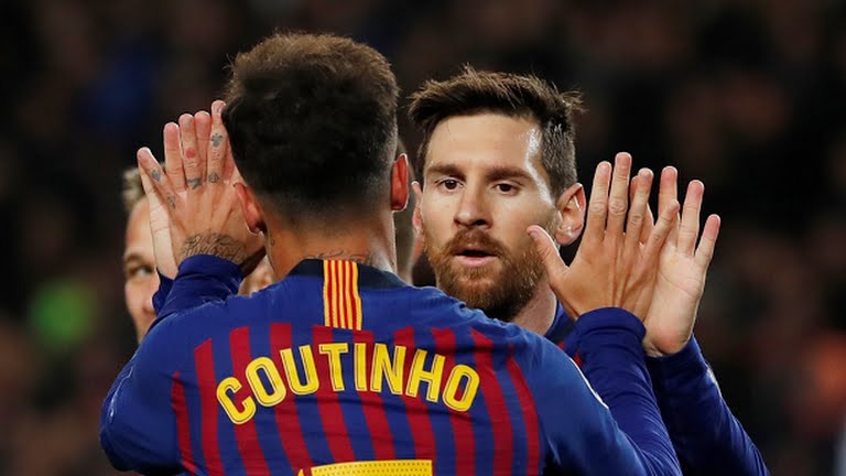 خلاصه بازی بارسلونا 5-1 لیون (درخشش مسی)