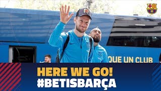 سفر بازیکنان بارسلونا به سویا